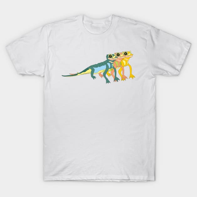 lizards T-Shirt by Alekvik